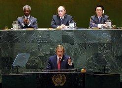 President Bush remarks at the United Nations General Assembly September 12 2002.jpg