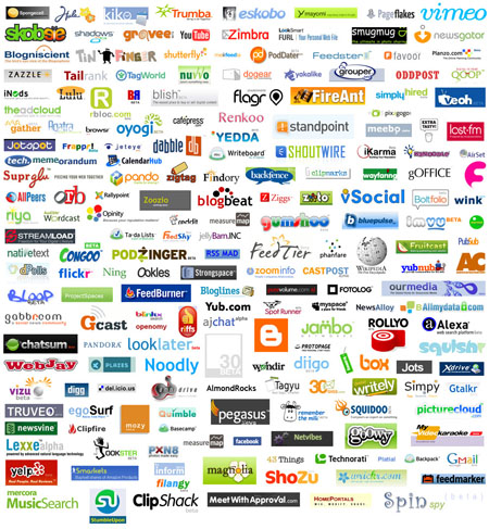 social networking sites logos